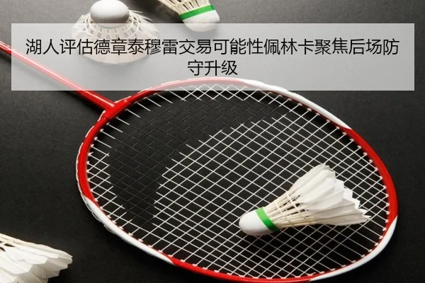 湖人评估德章泰穆雷交易可能性佩林卡聚焦后场防守升级